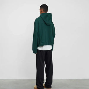 Sudadera con capucha de algodón Premium para hombre, Sudadera con capucha de gran tamaño con hombros caídos, peso pesado, moda, lana, Terry, Invierno Digital - Product Image 3