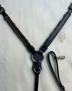 Collar de Pecho para Caballo de Cuero Repujado Floral Clásico al por Mayor, Collar de Pecho para Caballo de Cuero Resistente - Product Image 4