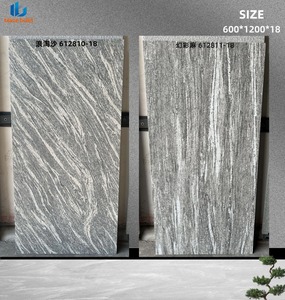 Carreaux de sol en porcelaine mate de luxe modernes 600x1200mm 18mm d'épaisseur antidérapants effet bois pour extérieur terrasse en pierre de quartz pleine masse - Product Image 4