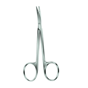 <span class=keywords><strong>Littler</strong></span> <span class=keywords><strong>Scissors</strong></span> Lâmina curva de 4,5 polegadas com ponta de olho para precisão Suturing e Tendon Puxando CE Certificado ISO para Pentax - Product Image 3
