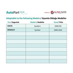 Soporte de Montaje para Parachoques Delantero para Renault Symbol, Dacia Sandero - IZQUIERDO - Product Image 5