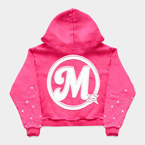 Sudadera con Capucha Personalizada para Mujer, Estilo Invernal, Lavado Ácido, 450 GSM, 100% Algodón, Corte Recortado, Talla Grande, Forro Polar, Cierre de Cremallera con Pedrería - Product Image 2