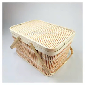Fabricante de Cestas de Bambú y Ratán para Almacenamiento y Decoración del Hogar con Construcción Tejida a Mano - Product Image 6
