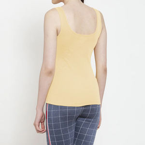 Camisetas de Tirantes de Algodón de Alta Calidad para Mujer, Novedad al por Mayor, Secado Rápido, Transpirables, Ropa de Gimnasio con Logotipo Frontal, Estilo Casual - Product Image 4