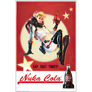 Fallout 4 Nuka Cola Zap <b>Poster</b> Quench Your Thirst with Style! - Product Image 1