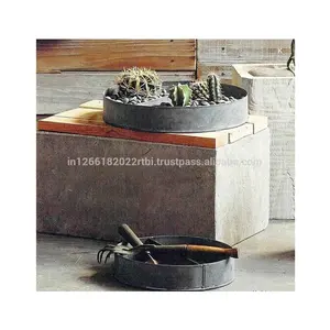 Jardinière en métal décorative de meilleure qualité Plateau de jardinière de fournitures de jardin de taille moyenne pour la décoration de la maison et du jardin - Product Image 6