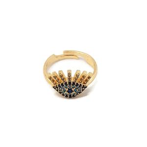 Anillo de moda de latón auténtico - Product Image 1