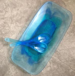 Juego de Cubiertos para Ensalada de Resina con Diseño de Remolino, Cubiertos de Cocina Premium para Mesa, Cubiertos para Servir y Mezclar Ensaladas al Mejor Precio - Product Image 5