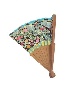Portable Handmade <b>Bamboo</b> Wood Hand Fan with Custom Branding, Designer Promotional Fans for Marketing Campaigns - Product Image 2