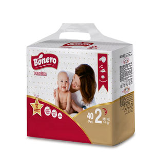 Couches bébé jetables de haute qualité taille de fabrication turque mini 40 pièces prix compétitifs pour la vente en gros usine en Turquie - Product Image 1