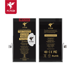 FLYCDI 100% batería de pantalla de salud para iPhone 12 Pro batería de teléfono de alta capacidad nuevo 0 ciclo sin ventana emergente - Product Image 1