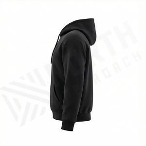 Hoodie surdimensionné élégant pour homme, design vintage délavé avec poche avant, confortable, personnalisable pour l'hiver. - Product Image 3