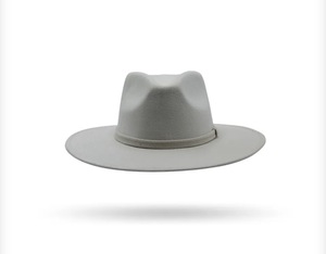 Sombrero Fedora Hecho a Mano de Poliéster/Algodón con Encaje, Ala Ancha, Casual, para las Cuatro Estaciones, Unisex, Disponible en Varios Colores, Origen México - Product Image 1