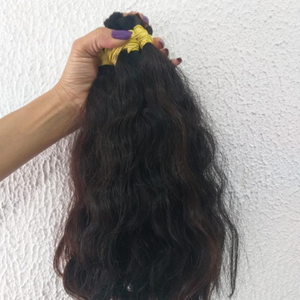 ผมมนุษย์เรมีอินเดียธรรมชาติแบบ100% | จำนวนมาก | เครื่องจักรสองชั้น | สำหรับทุกสี | เนื้อนุ่ม | ขายส่ง - Product Image 5