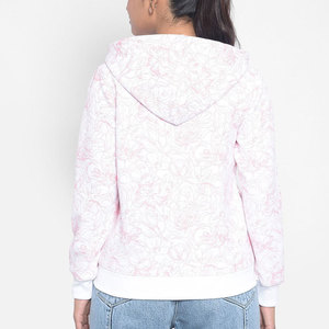 Tailles de sweat à capuche personnalisé pour femmes tissu tricoté grande taille sweat à capuche pour femmes pour dames - Product Image 2