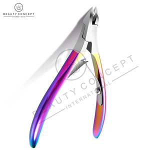Rainbow Color Stainless Steel Nail Clipper Nipper Customized Logo Print Wholesale Rate Newest Cuticle Toenail Fingernail Beauty - Product Image 2
