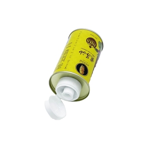 Vente directe usine – Boîte en fer blanc personnalisée imprimée offset, qualité alimentaire, 250 ml, finition laquée, bouchon plastique, pour huile d'olive JUWEI JW-ER32 ROHS - Product Image 2