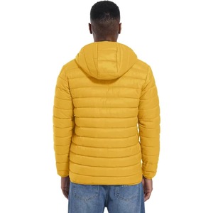 Veste d'hiver coupe-vent pour homme, col montant slim, doublure en coton, tissu formel, motif chaud, doudoune OEM - Product Image 3