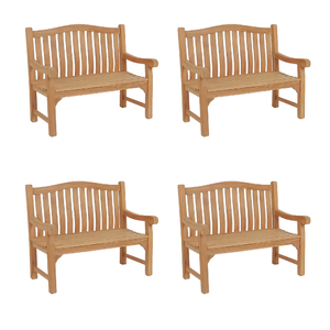 Mobilier de jardin extérieur en teck Bancs en bois pour l'extérieur Style naturel Produit de haute qualité - Product Image 6