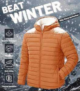 Vestes matelassées de chasse pour hommes de qualité supérieure, imperméables - Product Image 2