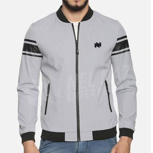 Best Quality Custom Made Men's Bomber <b>Jackets</b> Stand Collar <b>Canvas</b> <b>Jacket</b> From Pakistan Manufacturer Winter Season Perfect Choice - Product Image 1