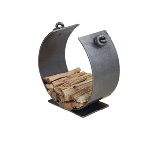 Estante de leña de Metal para interiores y exteriores pulido dorado, accesorios de chimenea de calidad estándar para soporte de troncos de leña - Product Image 6
