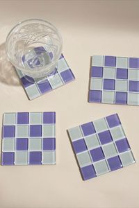 <b>Mosaic</b> Coaster <b>Glass</b> <b>Tile</b> Beverage Base Table Ware Colorful Ceramic Mat Fashion Pattern Handmade Kitchen Selling Manufacturer - Product Image 3