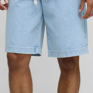 กางเกงขาสั้นผู้ชายแฟชั่นฤดูร้อนผ้าฝ้ายผสมผ้าระบายอากาศทรงหลวมพร้อมกระเป๋าข้าง / เหมาะสำหรับสวมใส่ในชีวิตประจำวันกำลังเป็นที่นิยม - Product Image 4