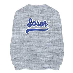 Sudadera con Cuello Redondo Gris de la Hermandad Zeta Phi Beta, Inspirada en los Fundadores de 1920, Hermandad Griega, Mujeridad Superior, Sudadera de Algodón Premium - Product Image 1