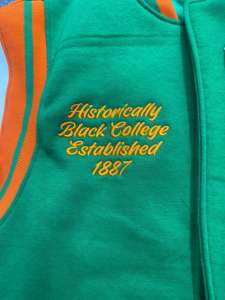 Florida A & M University Vintage lana seda bordado Lettermen Varsity chaqueta invierno impermeable Reversible botón Decoración - Product Image 5