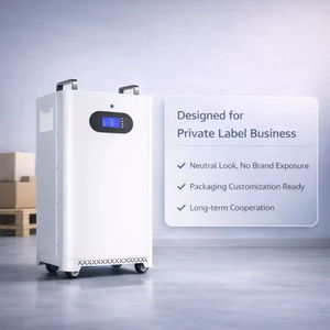 Batterie solaire domestique LiFePO4 15 kWh 51,2 V 300 Ah, armoire au sol avec roues, CAN RS485 CE, garantie 10 ans, prêt à être expédié - Product Image 2