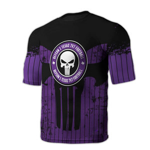 เสื้อฟุตบอลแขนยาวสไตล์วินเทจสำหรับผู้ชายเสื้อกีฬาฟุตบอลอเมริกัน - Product Image 1