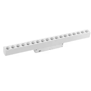 StrataGrille – Éclairage magnétique moderne sur rail LED avec alimentation 220V/48V, corps en aluminium pour installation en bureau, magasin et supermarché - Product Image 5