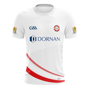 เสื้อฟุตบอลแบบระเหิด GAA เสื้อฟุตบอลโพลีเอสเตอร์เกรดสูง100% ผ้าโพลีเอสเตอร์แขนสั้นบริการ OEM - Product Image 1