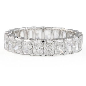 3.20 Carat Radiant Cut Lab Diamond U-Shape Eternity Band Elegant Diamond <b>Bracelets</b> & <b>Bangles</b> - Product Image 1