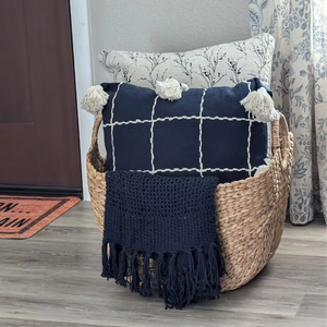 ตะกร้าหญ้าทะเล, ตะกร้าเก็บของ, อุปกรณ์จัดระเบียบบ้านความงามสูง, ขายส่งใช้ได้ - Product Image 6