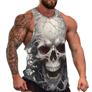 2025 superventas impresión Golds gym Stringer Tank Top para hombres sublimación tanktop precio al por mayor - Product Image 1