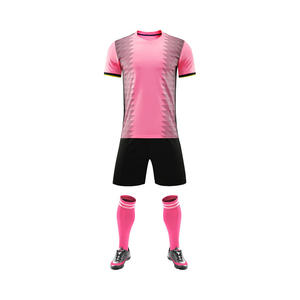 Conjunto de Uniforme de Fútbol Personalizable para Verano, Ropa Deportiva con Corte Automatizado, Número y Nombre Personalizados - Product Image 4