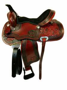 Dernière selle d'équitation Western en cuir véritable portable emballée sur mesure pour le dressage occidental, au prix de gros disponible - Product Image 4