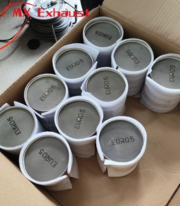 Pipa knalpot konverter katalis OBD1, besi tahan karat katalis mobil metalik Universal OBD2 - Product Image 5