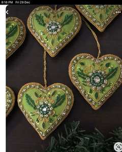 ของแขวนผนังรูปหัวใจของตกแต่งคริสต์มาสของตกแต่งบ้านหรูหราแขวนผนัง - Product Image 5