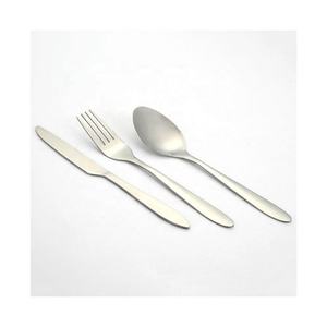 Designer Handle Silver Polished Flatware <b>Set</b> Brass Silver <b>Utensils</b> <b>Set</b> Luxury Western Style Cutlery <b>Set</b> - Product Image 2