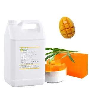 Aceite de fragancias de Mango concentrado, distribuidor de fragancias personalizado, jabón de frutas dulces, aceite de fragancia para fabricación de jabón