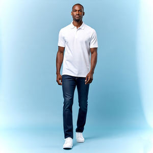 Polo de Secado Rápido para Hombre, Ropa Deportiva Ligera con Cuello Vuelto, Tejido de Punto, Verano - Product Image 2