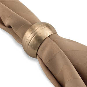 Nouveautés Rond de Serviette en Métal pour Mariage et Fêtes en Couleur Cuivre Moderne à la Mode Fait à la Main Prix de Gros - Product Image 6