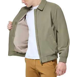 Veste bombardier coupe-vent matelassée à fermeture éclair de haute qualité pour hommes manches longues prix bon marché veste bombardier pour hommes à vendre - Product Image 5