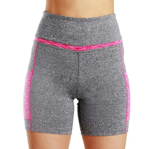 Ropa americana, pantalones cortos de entrenamiento de cintura alta para mujer, pantalones cortos de motorista para Fitness, pantalones cortos deportivos de entrenamiento para mujer - Product Image 3