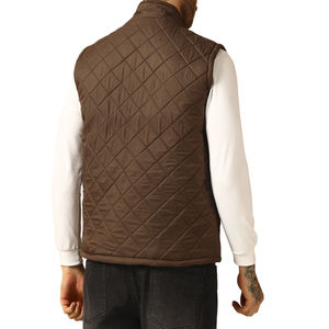 Men's Custom Lightweight Down Puffer Vest Polyester <b>Padded</b> Quilted Sleeveless Warm Casual Winter Wear Breathable Puffer Vest - Product Image 2