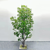 Grand Ombre d'Extérieur en Plastique de Simulation Faux Arbre Olivier Artificiel Grand Faux Olivier pour Occasion de Graduation de Noël
