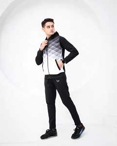 เสื้อสเวตเตอร์มีฮู้ดสำหรับผู้ชายและผู้หญิงเสื้อวอร์มเข้ารูปผ้าฝ้ายออกแบบโลโก้ได้ตามที่ต้องการ - Product Image 3